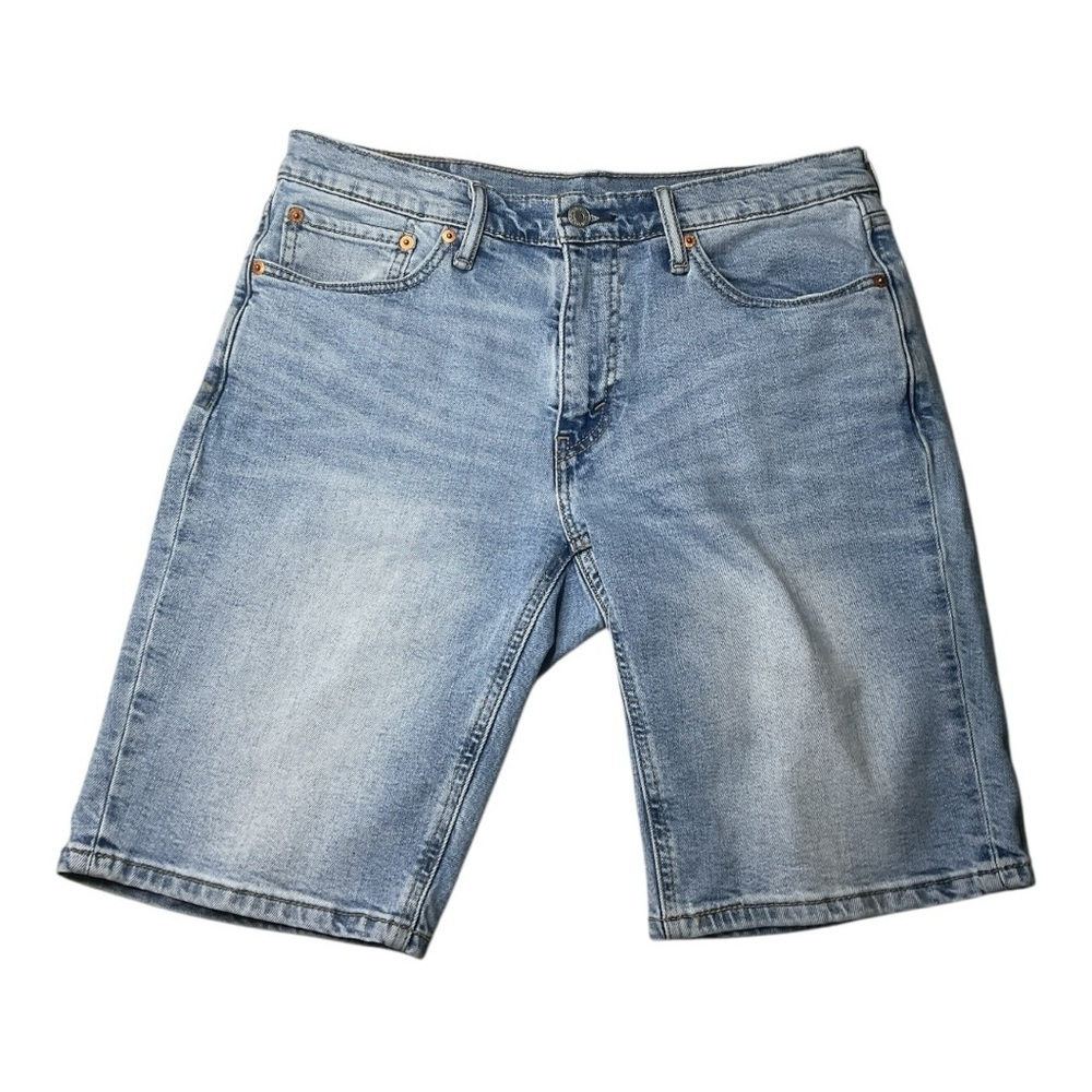 Levi’s Women’s Denim Bermuda Shorts Light Wash Mid Rise Size 32